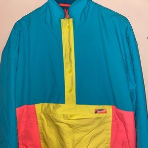 two sided vintage windbreaker